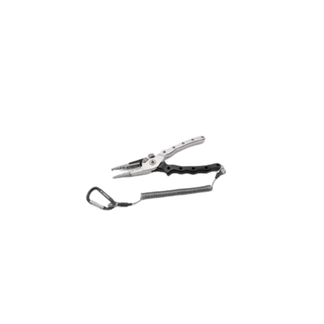 Lureholic aluminium fishing pliers detail view