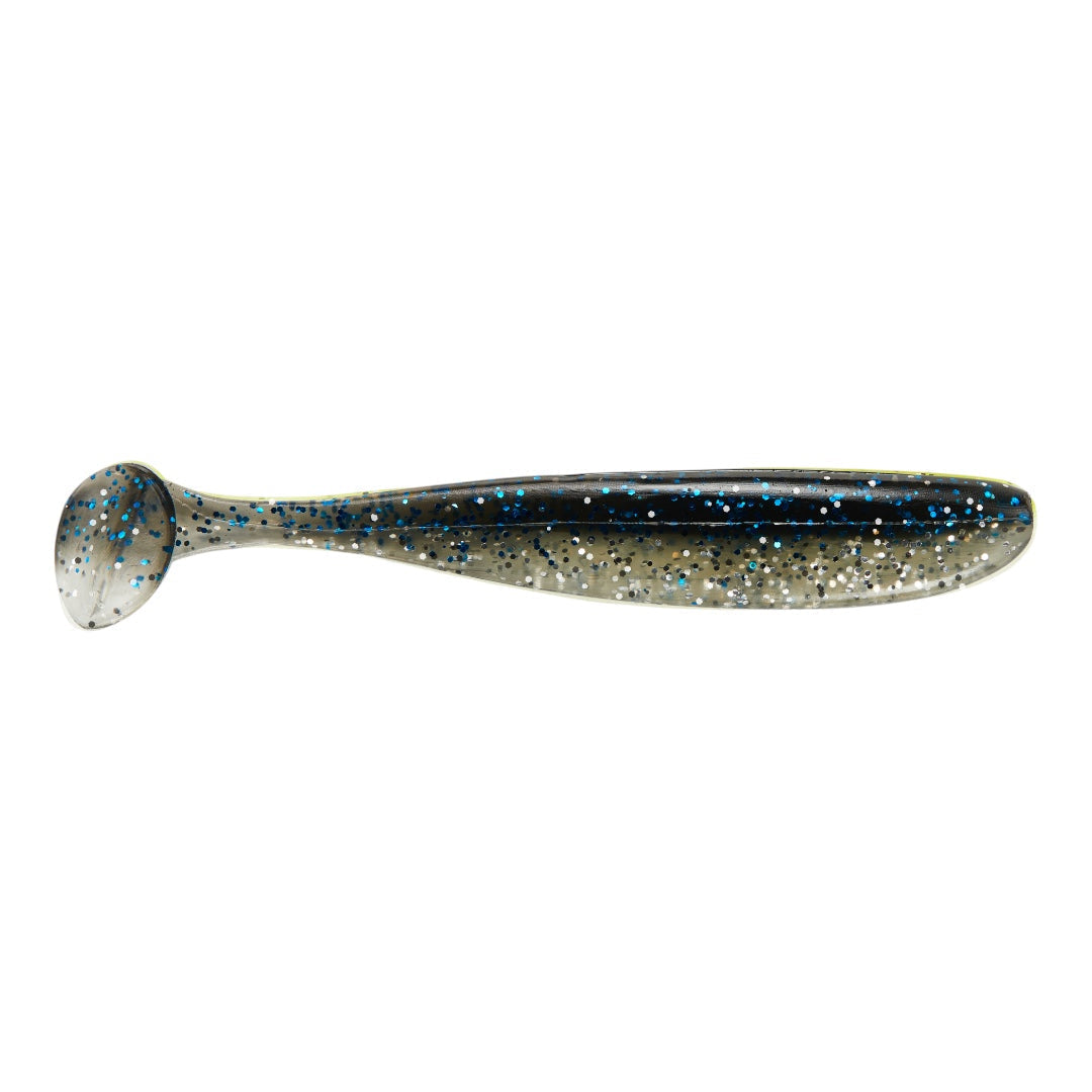 Lureholic Baby Shaddies blue paddle tail soft plastic