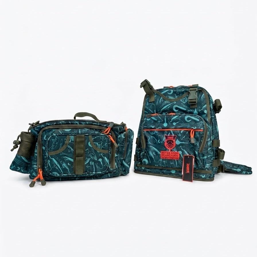 Lure Kingdom LYB-14 backpack worn as sling bag