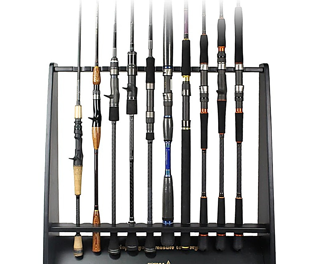 Wefox WDX-1205 Wooden Fishing Rod Rack