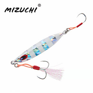 MIZUCHI Long Shot metal jig – 005 Silver Zebra