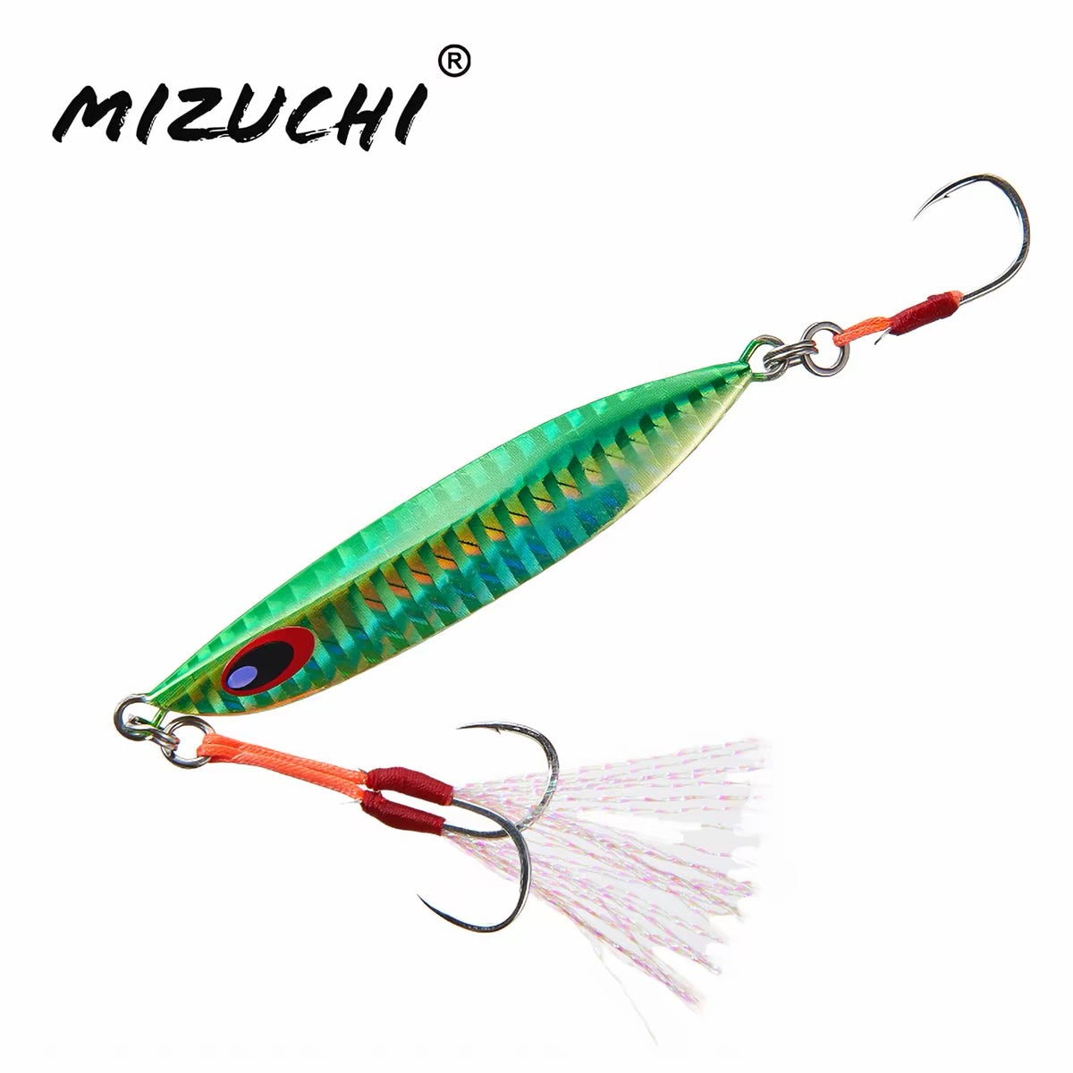 MIZUCHI Long Shot metal jig – 007 Sardine Green