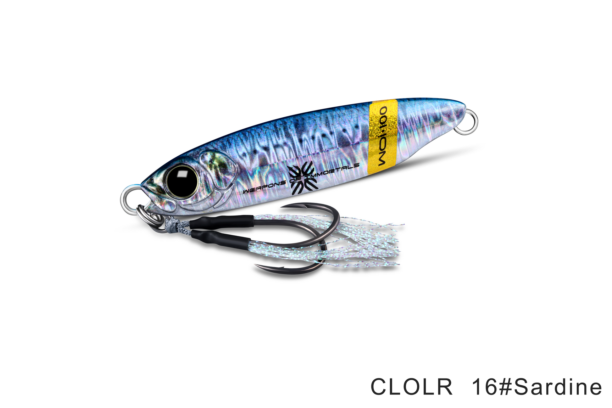 Lurefans WOI LAMDOU holographic metal jig finish