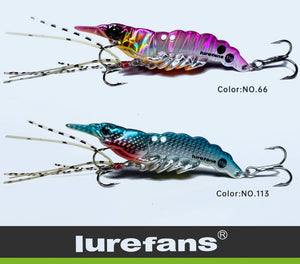 Lurefans Green Shrimp metal VIB lure