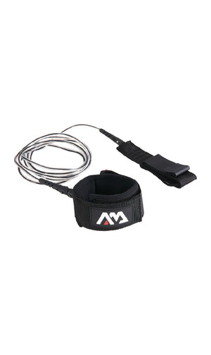 Aqua Marina Surf Leash 9 foot 6mm coiled SUP surf leash with stainless steel swivels