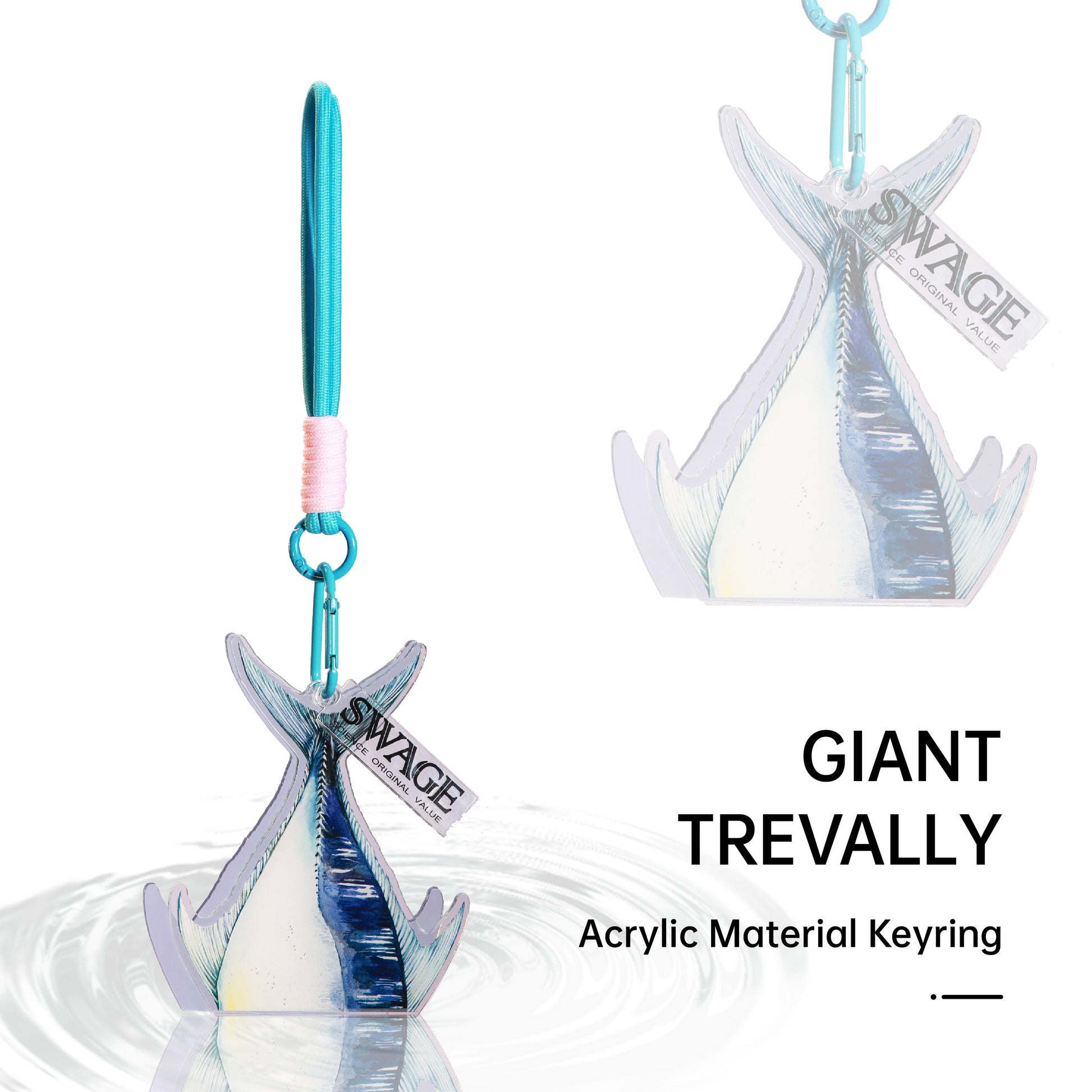 SWAGE FinTide Tail Key Ring GT