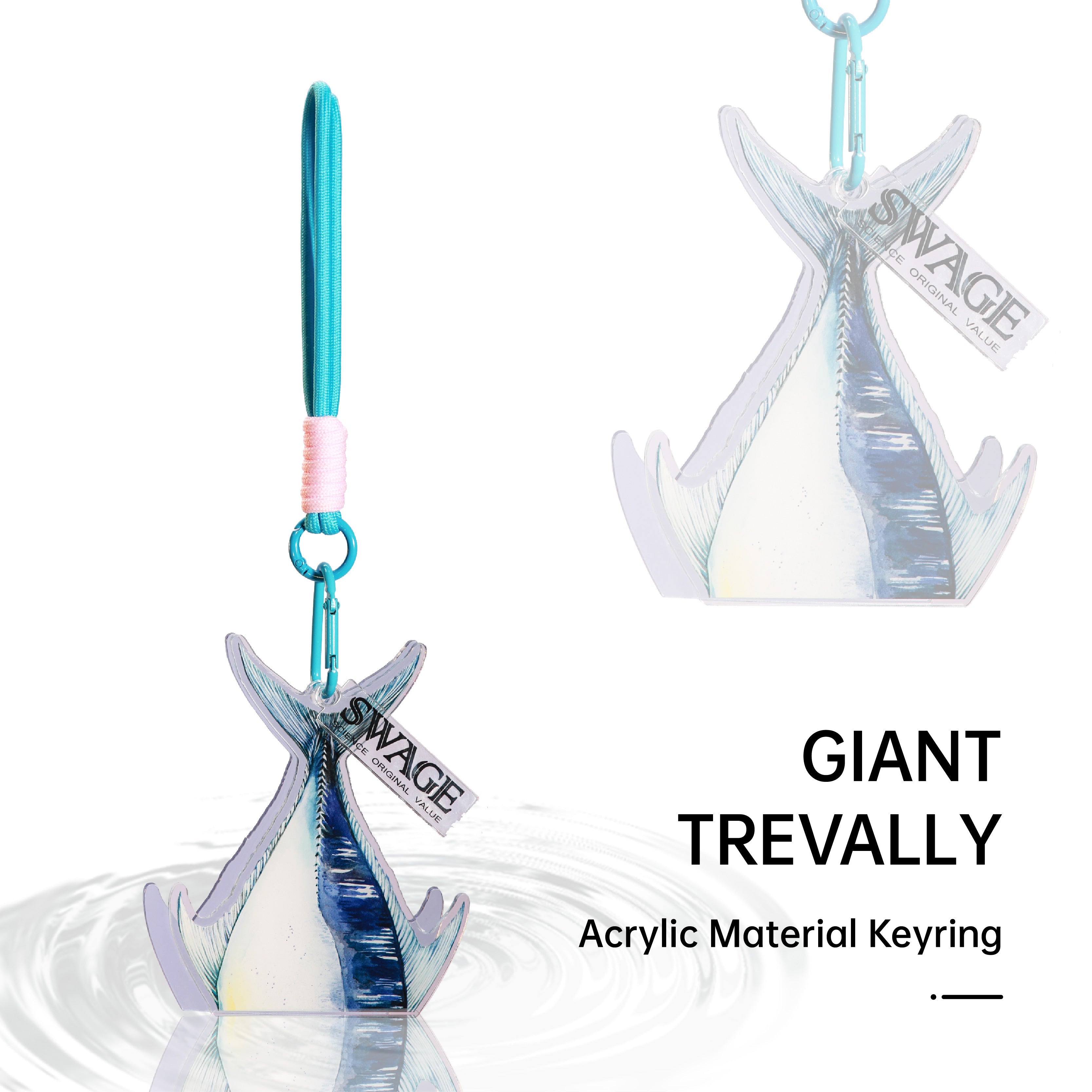 SWAGE FinTide Tail Key Ring GT