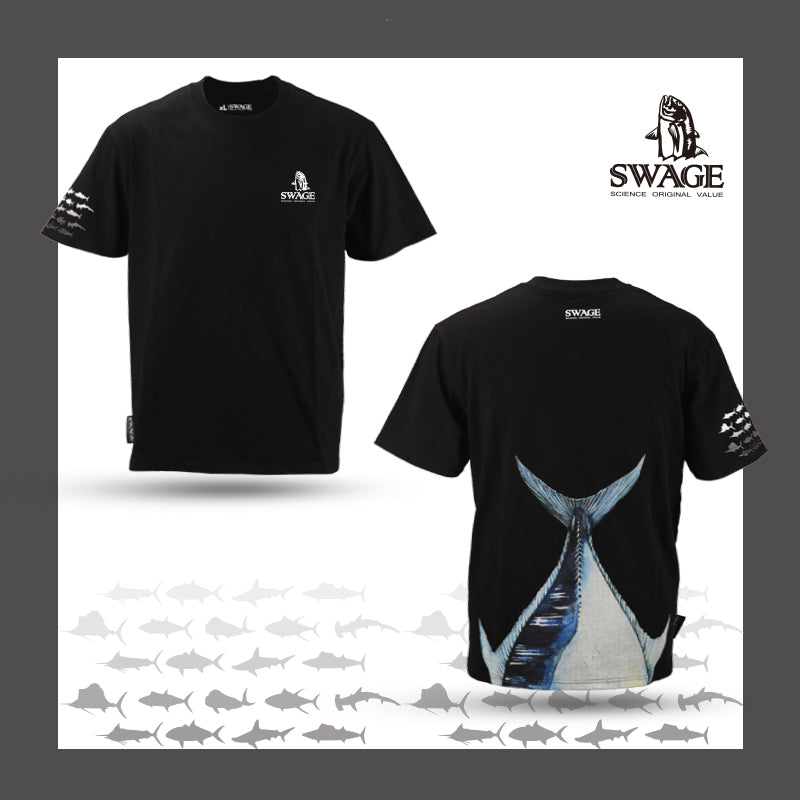SWAGE GT Tail Tee black front and back