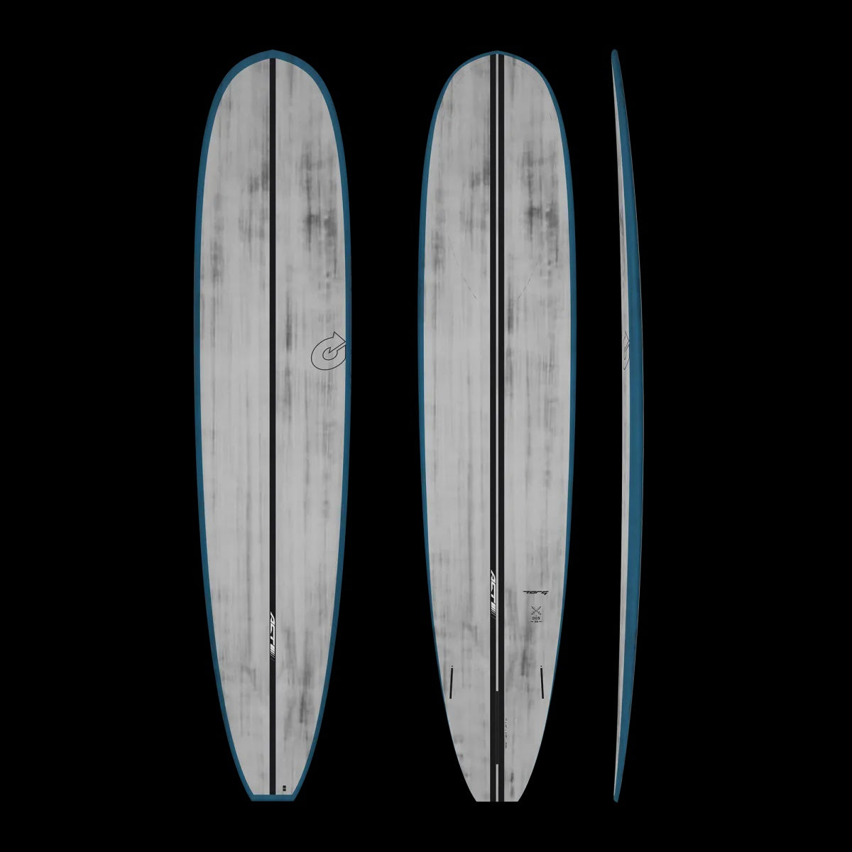 Torq ACT 9'1 The Don NR surfboard in Blue Rails and Brushed Grey