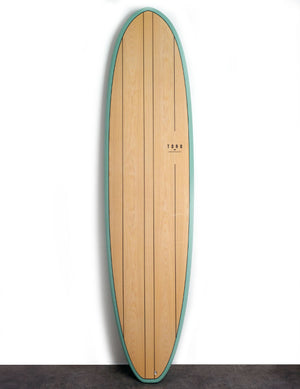 Torq TET 8'2 V Plus surfboard with Palm Wood deck