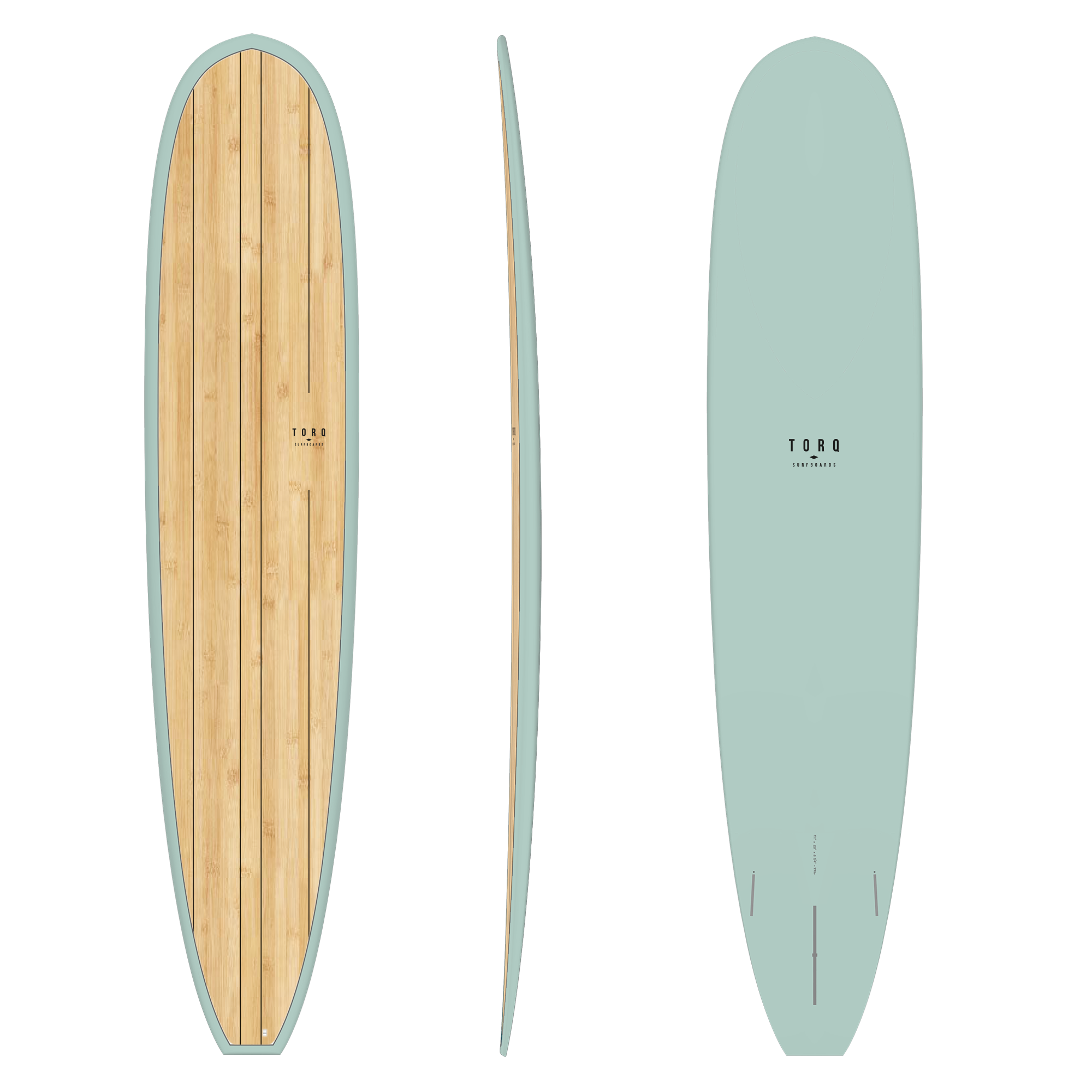 Torq TET 9'1 Longboard with Palm Wood deck
