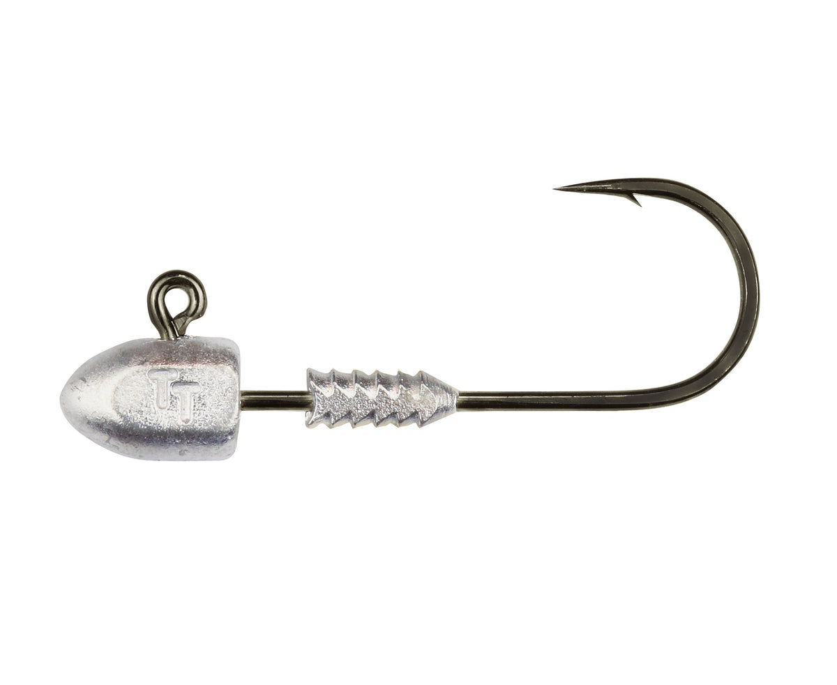 TT HeadlockZ HD jighead with Mustad Ultrapoint hook and head lock keeper
