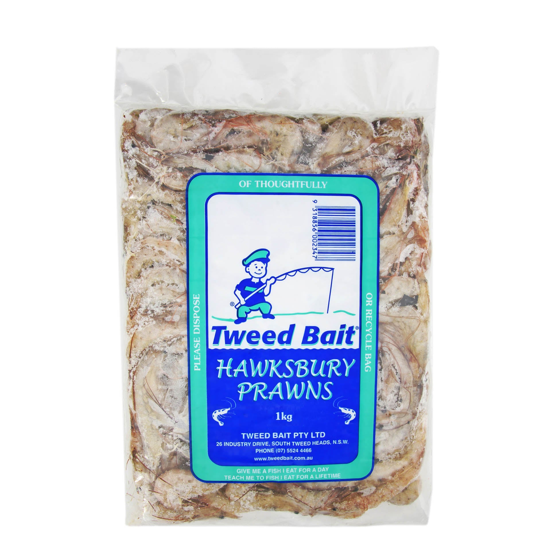Tweed Bait Hawkesbury Prawns 1kg pack