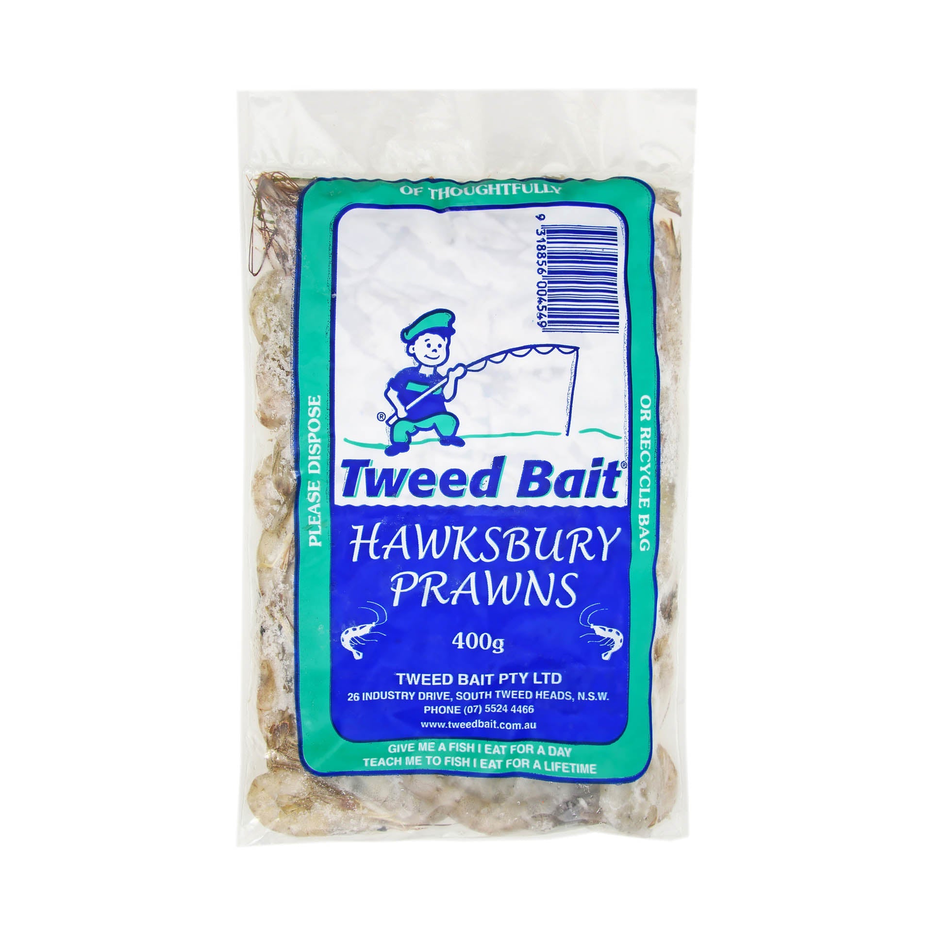 Tweed Bait Hawkesbury Prawns 400g pack