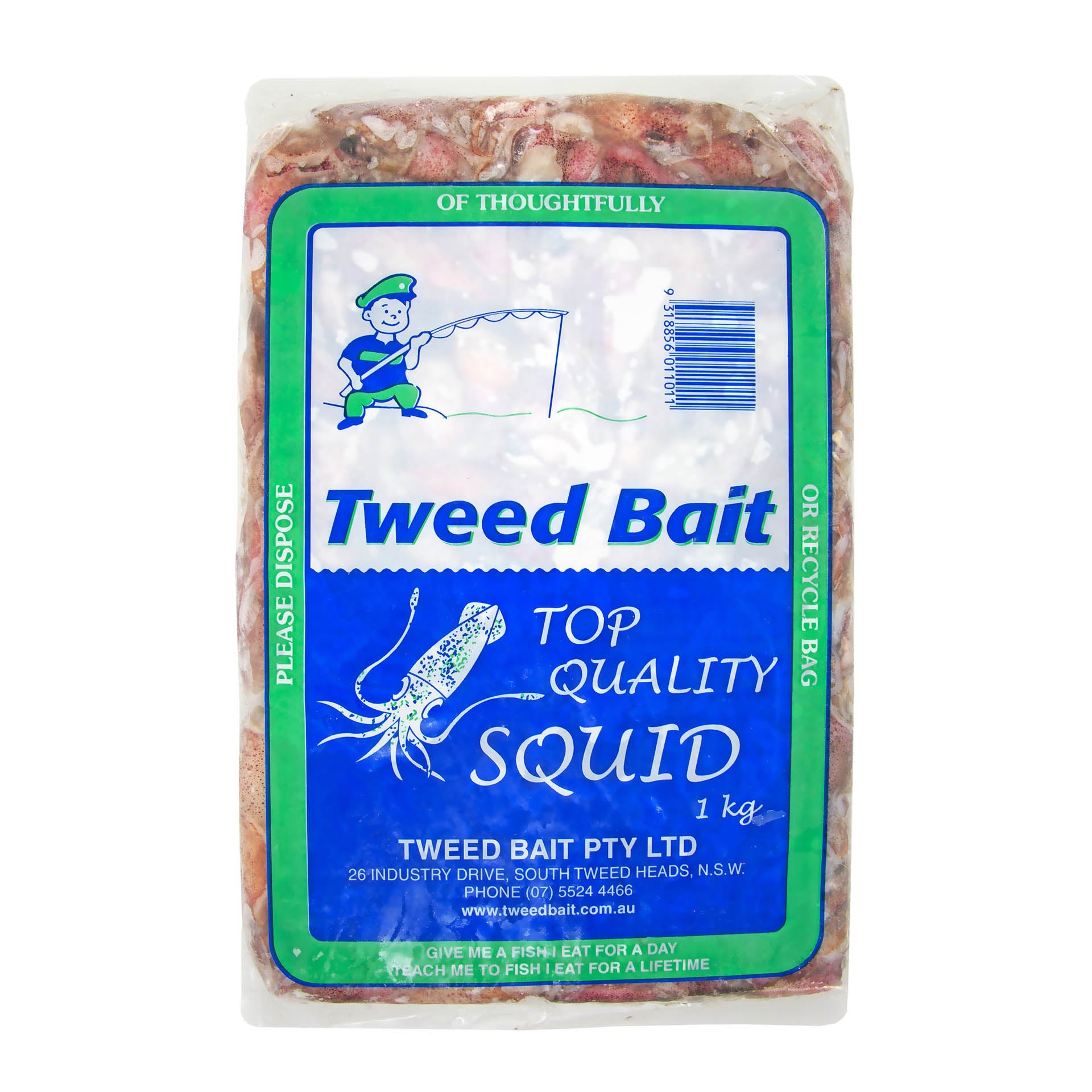 Tweed Bait Squid USA 1kg pack