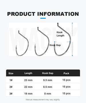 Lure Kingdom Wacky single hook detail