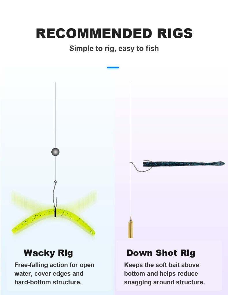 Lure Kingdom Wacky hook soft plastic rigging