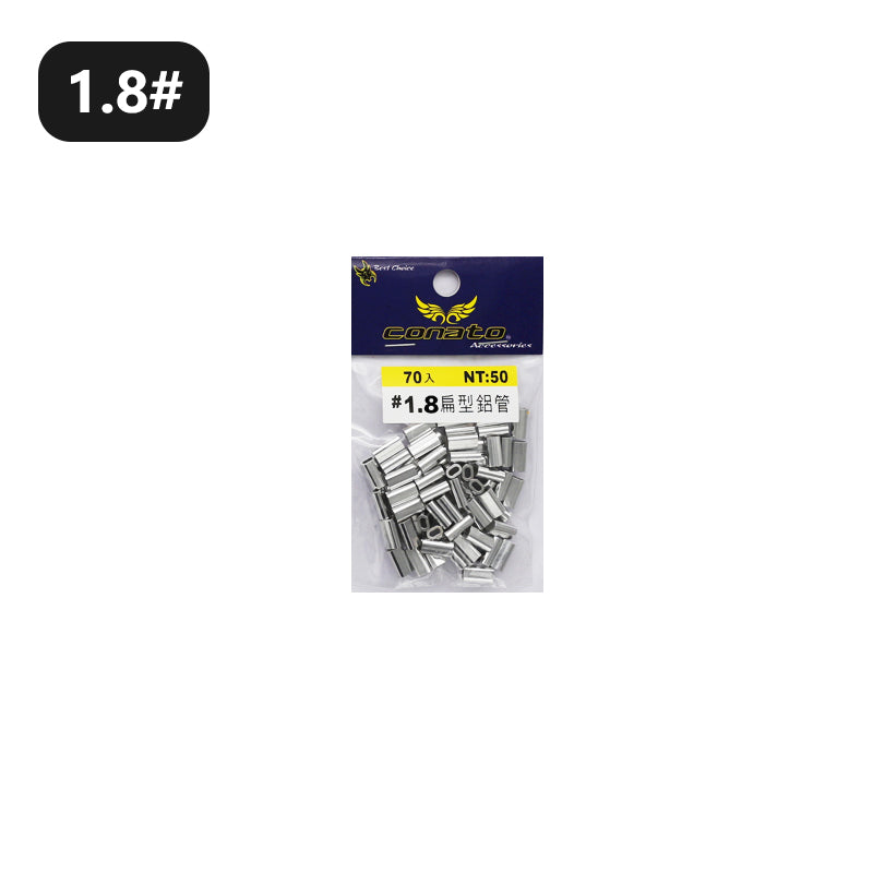 Wefox aluminium crimp sleeves size 1.8
