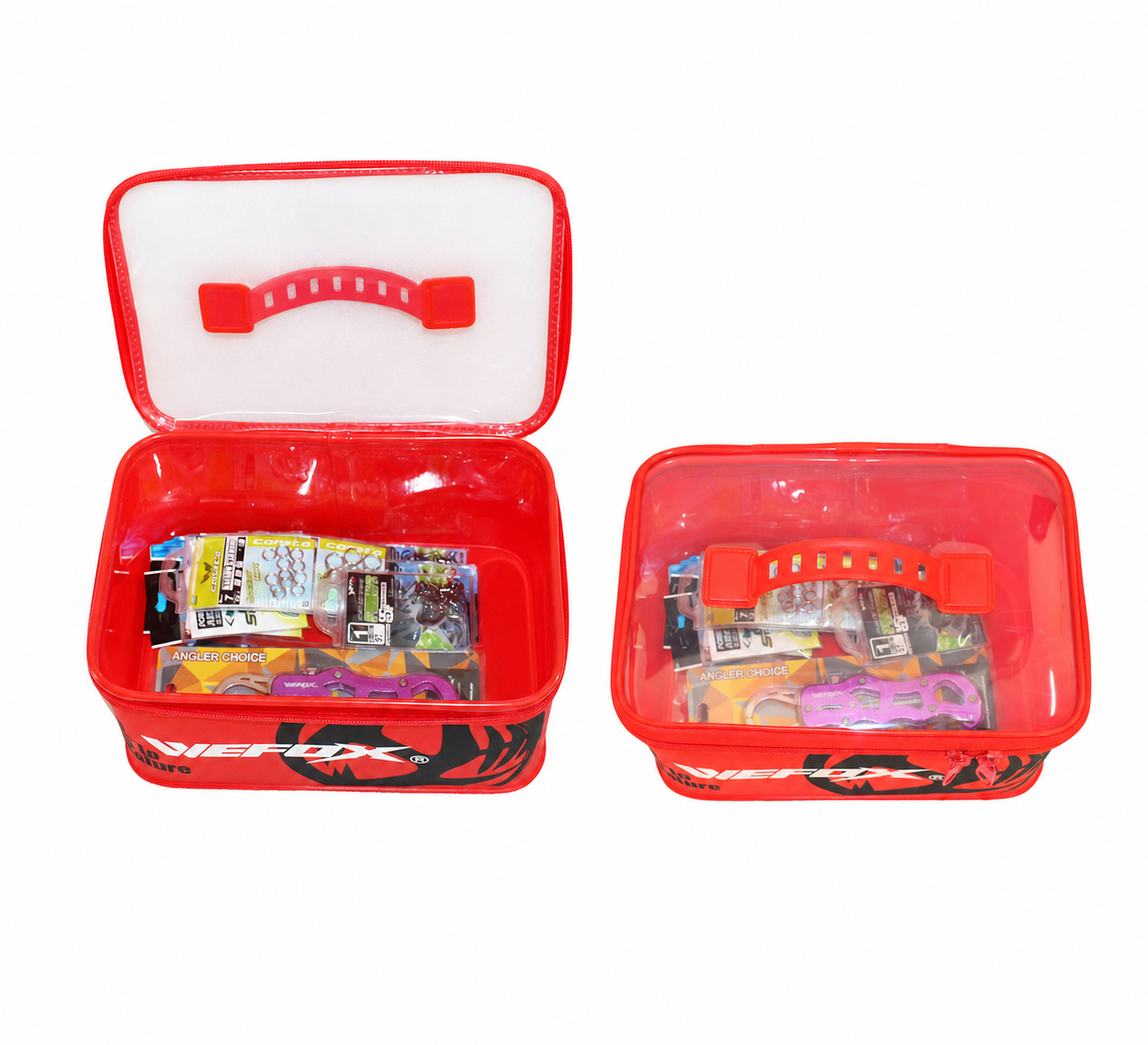 Wefox FM-6012 red tackle box clean product photo