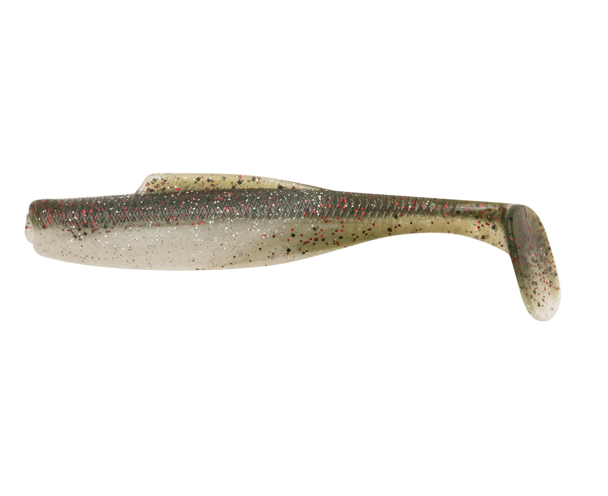 ZMan Diezel Minnowz 4 inch soft plastic lure - Redbone Glow