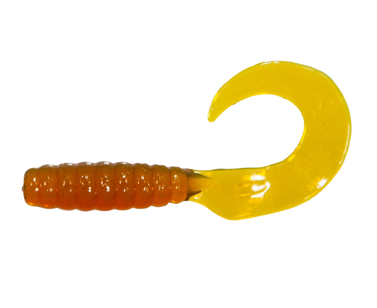 ZMan Grubz 2.5 inch soft plastic lure - Amber